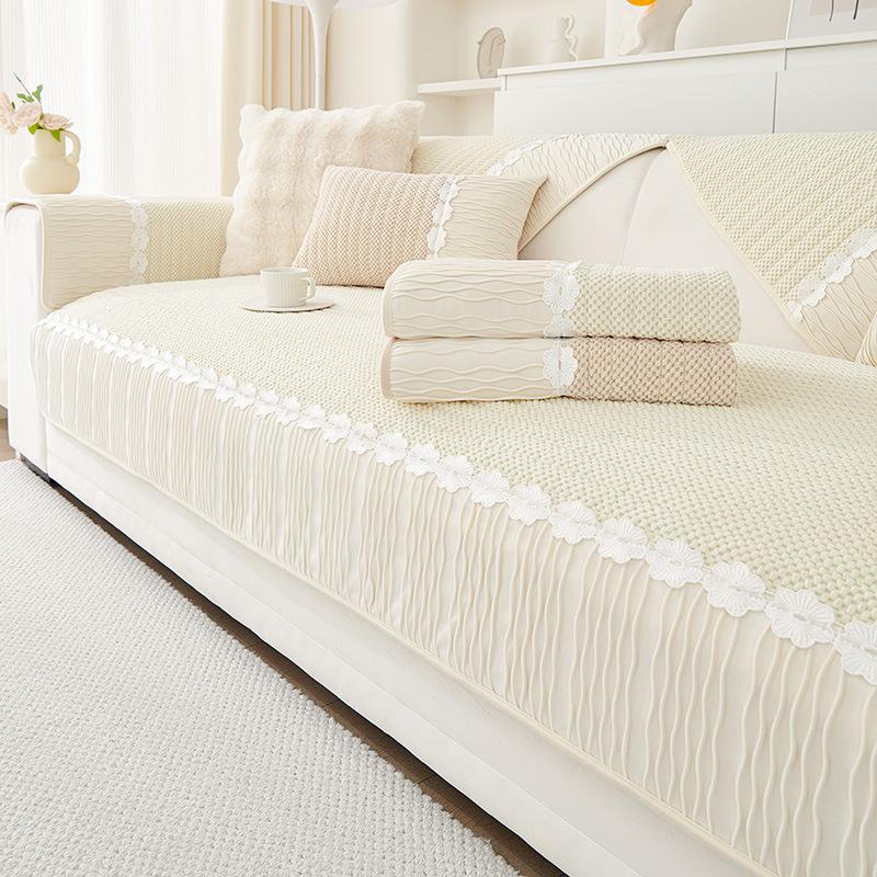 Corduroy Sofa Cushion Winter Thickened Non-Slip Sofa Cover Towel Simple Modern Washable Sofa Cover