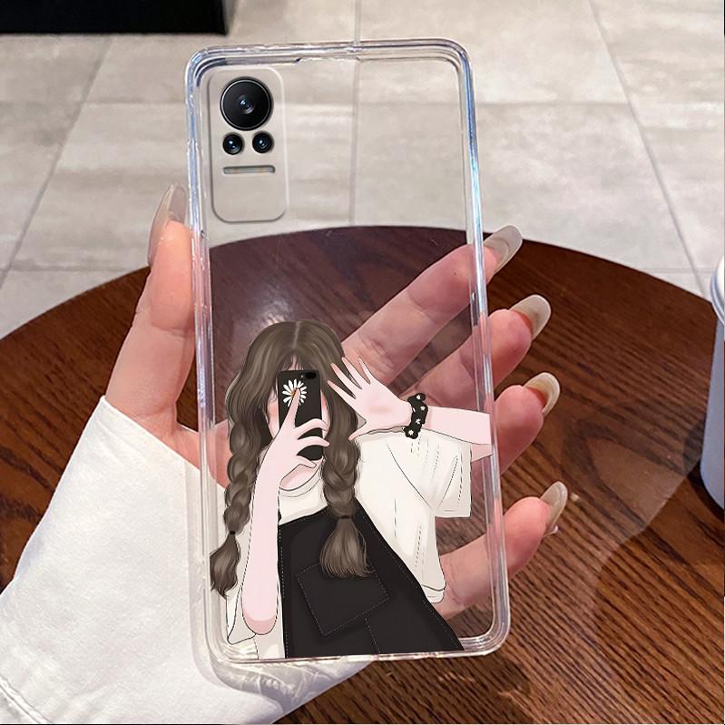 Classic Unique Design Shockproof Soft Phone Case For Xiaomi Civi/Civi 1S 5G TPU Clear Casing Cute Cartoon Anime Pattern Cover
