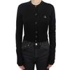 Vivienne WeStwood Damen S Bär Woll Crop Cardigan Schwarz 1803002u Y001a N402