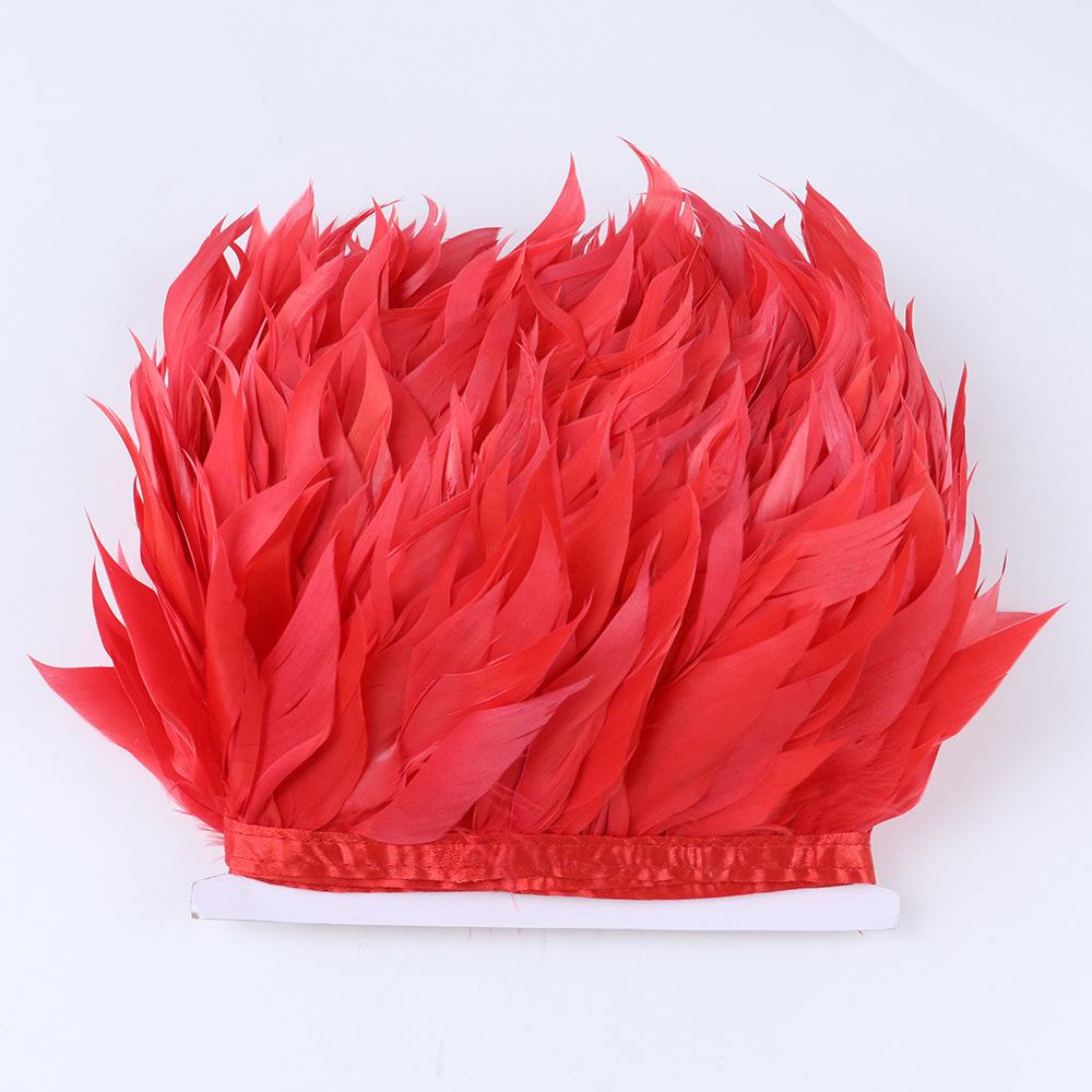 Goose Feather Tear Piece Clothing Accessories Material Color Goose Feather Skirt Cloth Belt DIY Stage Performance