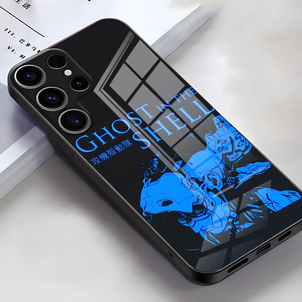 Ghost In The Shell Phone Case For Samsung S26 S25 Edge Ultra S23 S22 S21 S20 Ultra Plus S24 Fe A54 A53 A25 Glass Cover