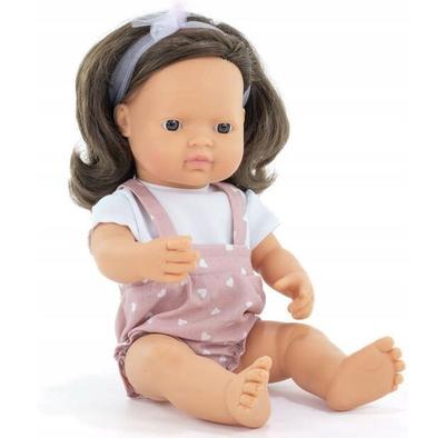 Miniland Doll European Brown Hair 38cm Doll Girl My Friends & Me