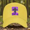 Cross Thorn Crown Baseball Cap Adjustable Polyester Outdoor Graphic Hat Unisex