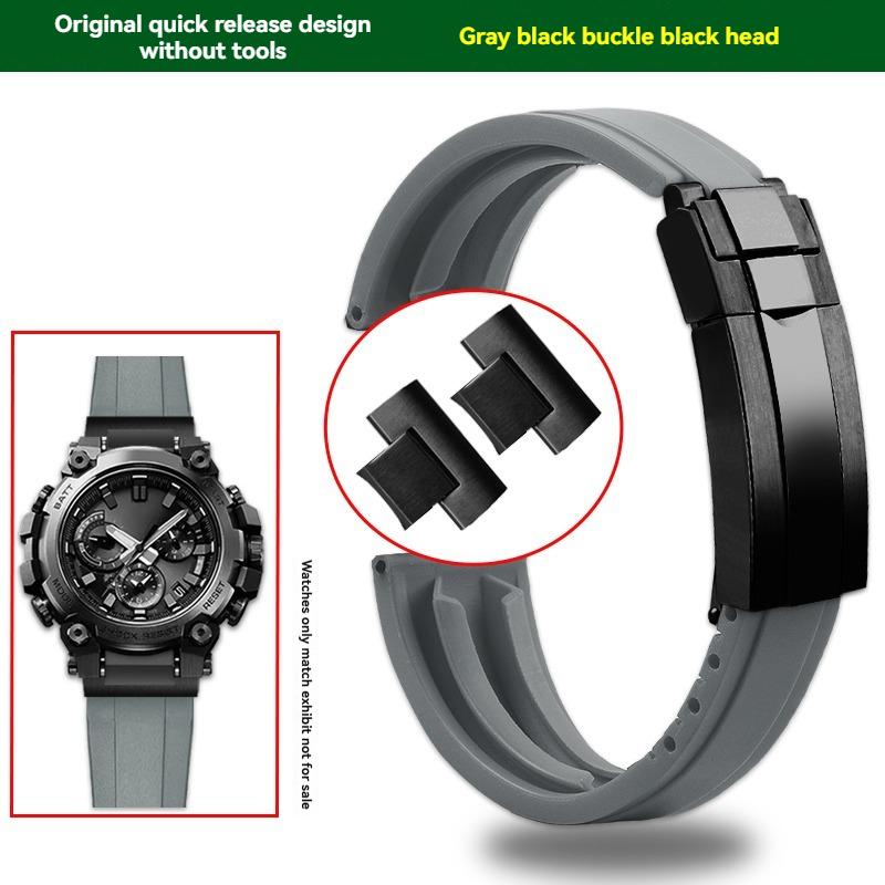 

для Високоякісного годинника G-SHOCK Casio серії MTG-B3000 спортивний водонепроникний силіконовий годинник з металевим виступом на голівці складана застібка MTG-B3000mm