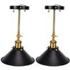 2 Set Vintage Wall Sconces E26/E27 Industrial Antique Swing Arm Wall Lights with Bulb AC