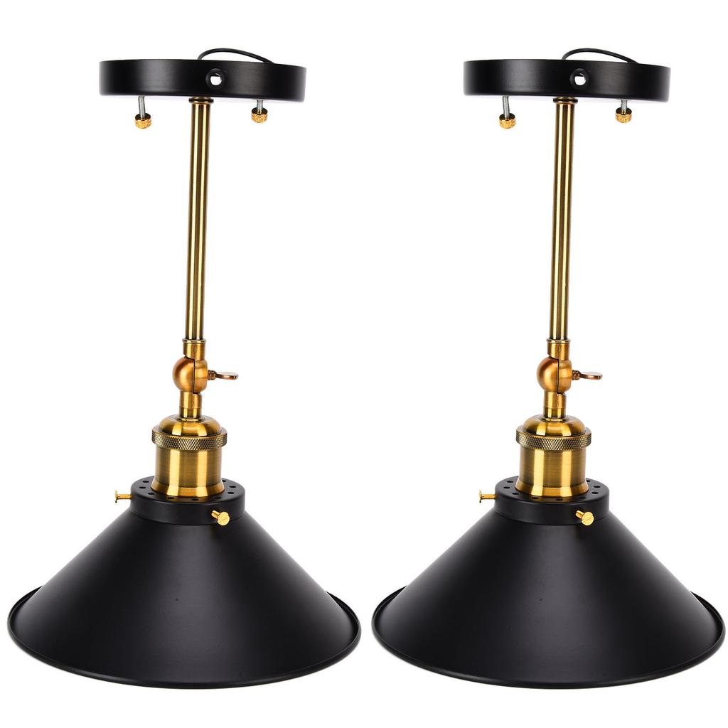 2 Set Vintage Wall Sconces E26/E27 Industrial Antique Swing Arm Wall Lights with Bulb AC
