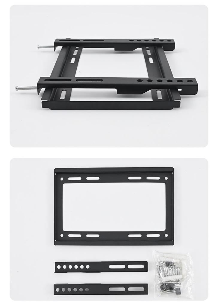 Space-Saving Fixed TV Wall Mount - Compatible with Multiple Sizes