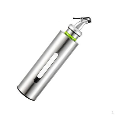 / Ölspender, Edelstahlbehälterflasche für Öl, Olivenöl, Sojasauce