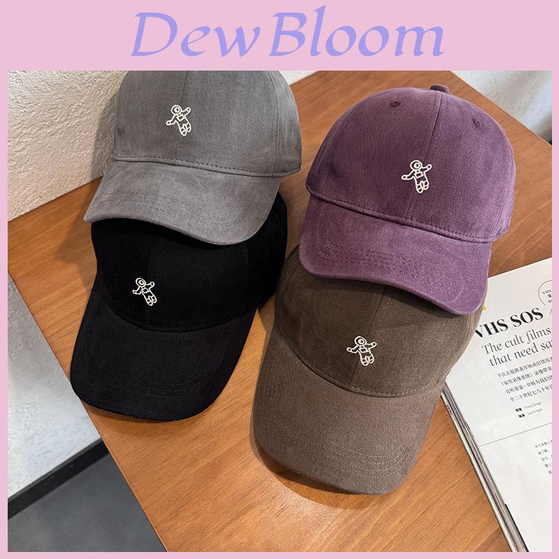 Cotton Embroidered Cartoon Baseball Cap With Sunshade For Women And Men Spring Summer