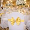 Soft Chair Sashes Band Wedding Chair Ribbon  For Wedding Party Hotel Banquet Event Decoration