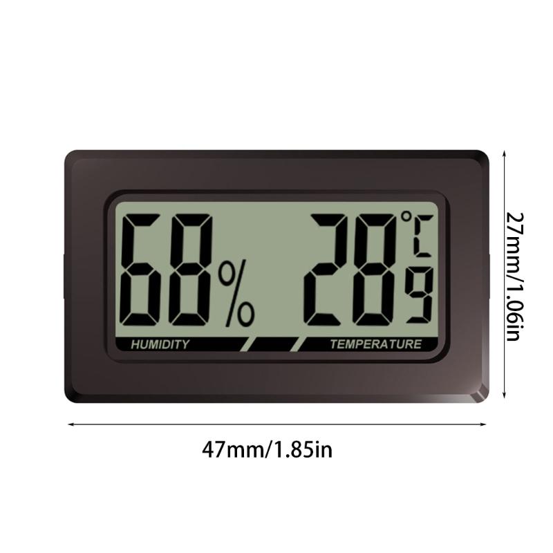 Handige Hygrometer Thermometer Geweldig voor Vivariums en Broedmachines Met Groot Scherm voor Winkel Laboratorium