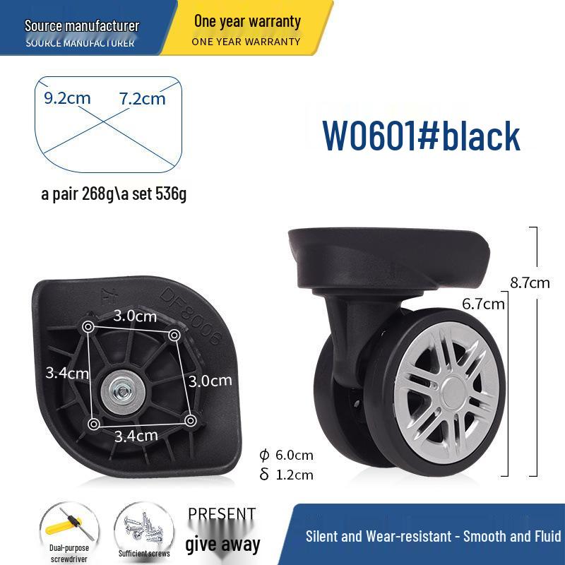 Rodas de Substituição Universal para Malas e Malas de Trolley
