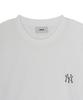 Emelbi Basic Lightweight Oversized Short Sleeve T-Shirt Ny (White)
