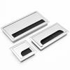 Square Plastic Cable Management Box Cover for Desks - Black and White Dustproof