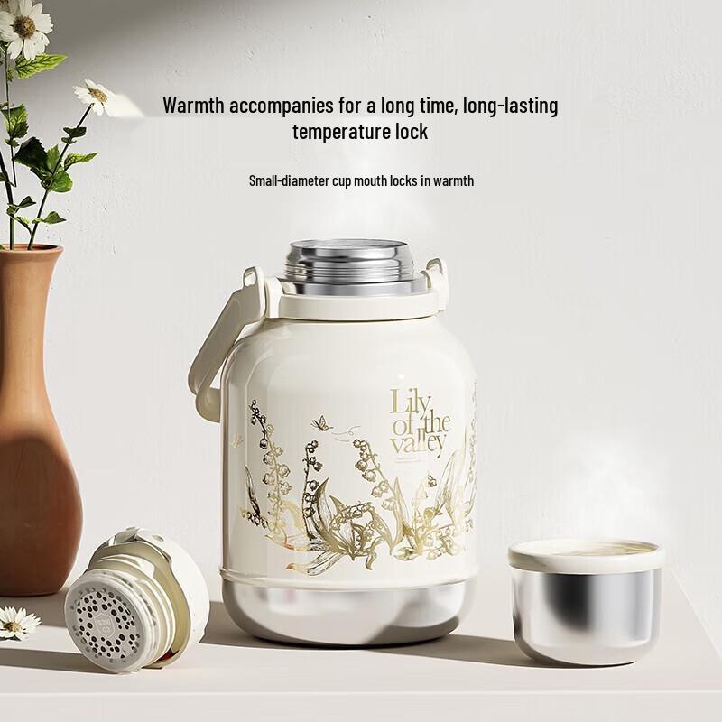 Germ Lily of the Valley Thermal Tea Mug