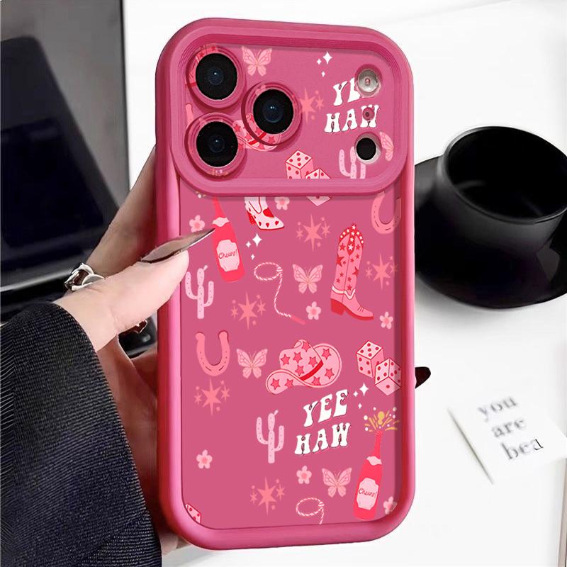 Cute Cartoon Pattern Phone Case For iPhone Air 17 16 15 14 13 12 Pro Max 17 Pro 11 16e Silicone Soft  TPU Shockproof Cover