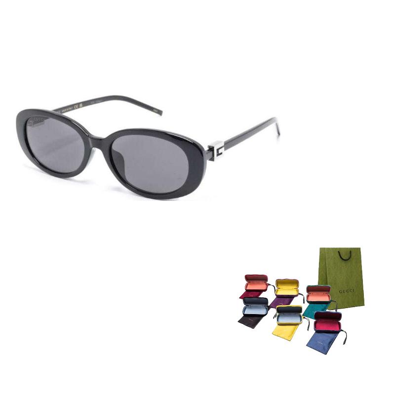 

GUCCI Temple Logo PVC (polyvinyl chloride) Oval Sunglasses Men s Black 55 чёрный