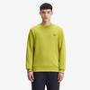 [Baseline] Crewneck Sweatshirt - Tennis Ball Yellow/Ecru/French Navy Afpm2537535-57A