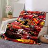 1pc Cars Movie Poster Collage Flannel Blanket Soft Warm Throw Blanket for Bedroom Living Room Bed Travel Camping Picnic Gift. M730057