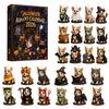 Holiday Gift 2026 Dog Christmas Advent Calendar, 24-Day Ornaments Countdown Calendar with 24 Day Box Pcs 2D Acrylic Figures for Lovers, Home