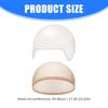 Latex Bald Caps Fake Head Skin Halloween Cosplay Costume Accessories Bald Hat Bald Wig Caps Makeup Bald Head Wig Caps