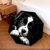 1 PC Automatic Folding Umbrella - Adorable Puppy Pattern, Portable & Foldable Design with 8 Ribs, Christmas Birthday Gifts