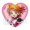 Bell House Futari wa Pretty Cure Max Heart Trading Heart Can Badge Action 1 Box W57 x Tin Ver. Approx. H52.5mm
