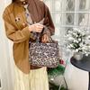Autumn and winter bags women's new leopard print retro versatile underarm bag commuting to work portable mommy bag handbag