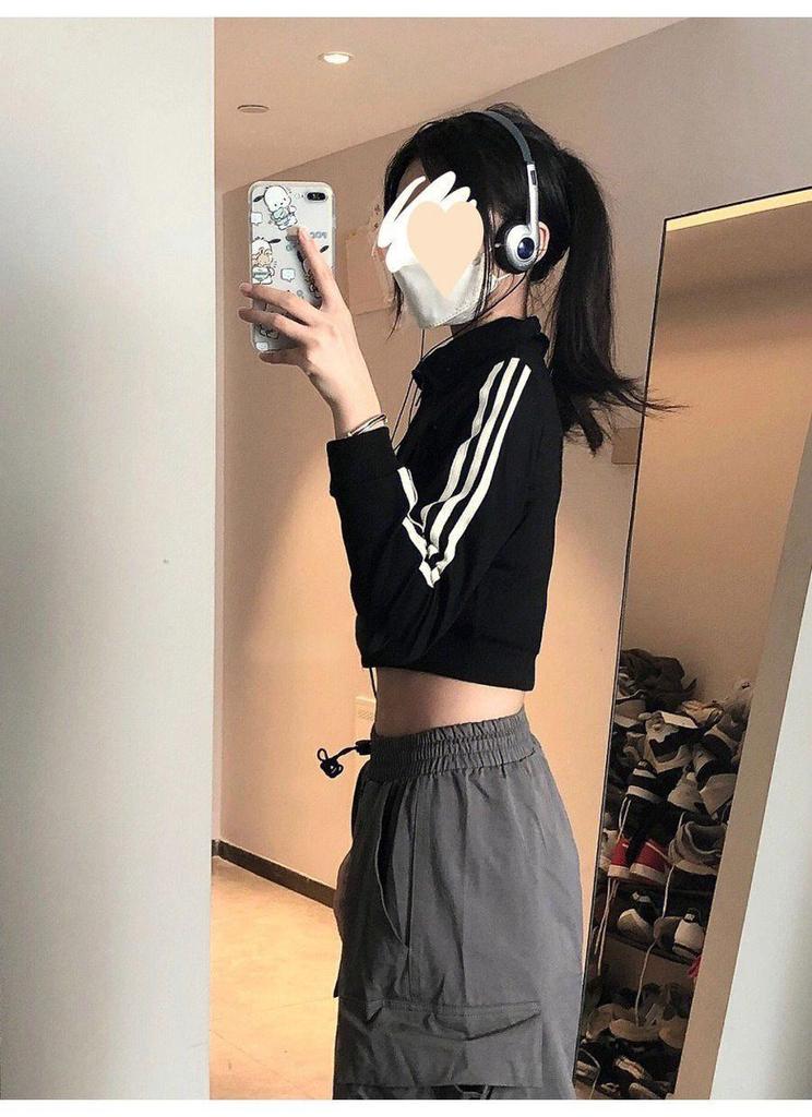 Retro Spicy Girl Hip Hop Wide-Leg Cargo Joggers
