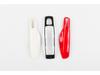 Compatible Key Shell for Porsche Cayenne, Macan, 718, Taycan, 911, Panamera - Red/White Mix