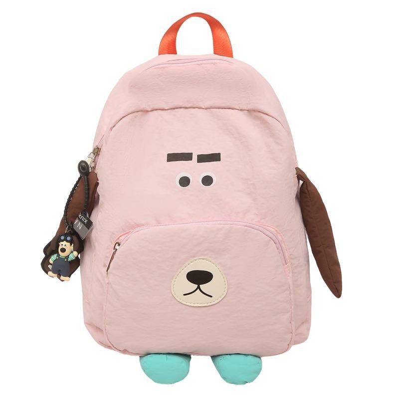 New high-value, fresh, sweet and cute puppy backpack, large-capacity backpack for primary and secondary school students