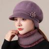 New Woman Winter Hat Ear Protection Warm Suit Plush Fur Lined Warm Hat For Female Casual Rabbit Fur Blend Knitted Cap