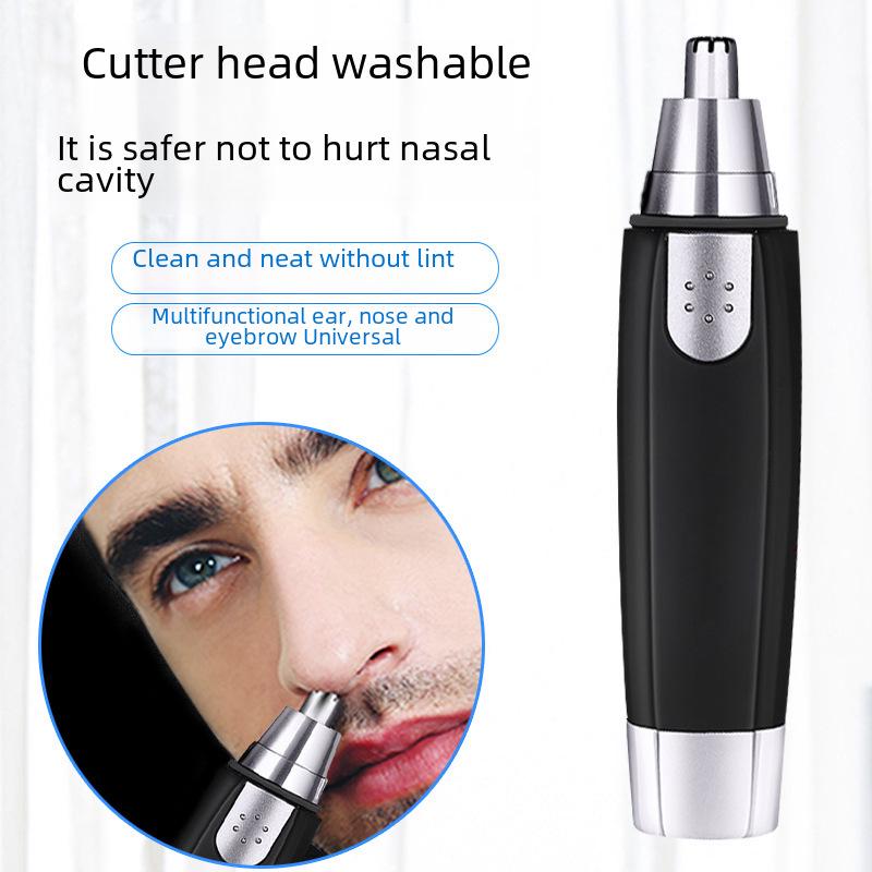 Electric Nose Hair Trimmer for Men and Women - Dual Use Cleaner