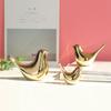 Bird Statues Home Decor Modern Style Gold Decorative Ornaments For Living Room Bedroom Office Desktop Cabinets
