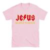 Summer 2026 New Jesus Road To Heaven Unisexs Tshirt Fashion Hot Sale Circle Neck Unisexs and Womens Same Print Tshirt
