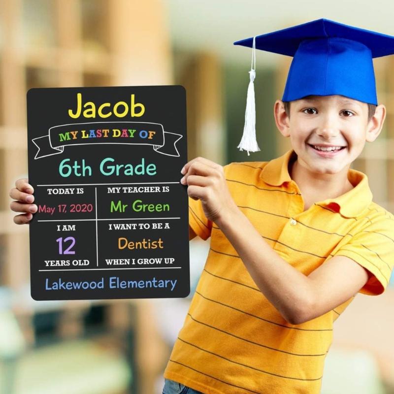 Portable Chalkboard Blackboard with Durability Ecological Friendly Design for School Office and Creative Note Taking