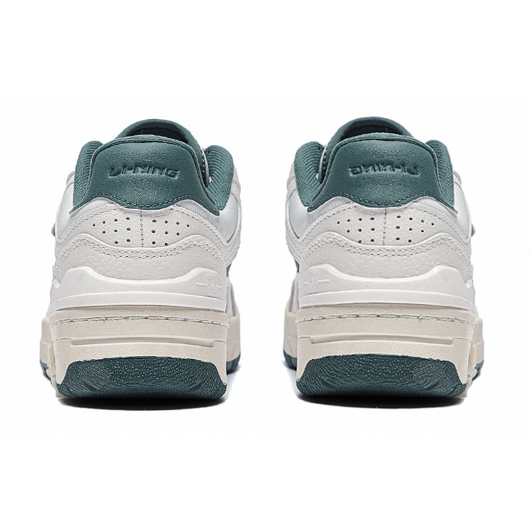 Li Ning Rsr 101 Lightweight High Resilience Retro Basketball Shoes Women Sneakers White Gray Green ABCS088-2