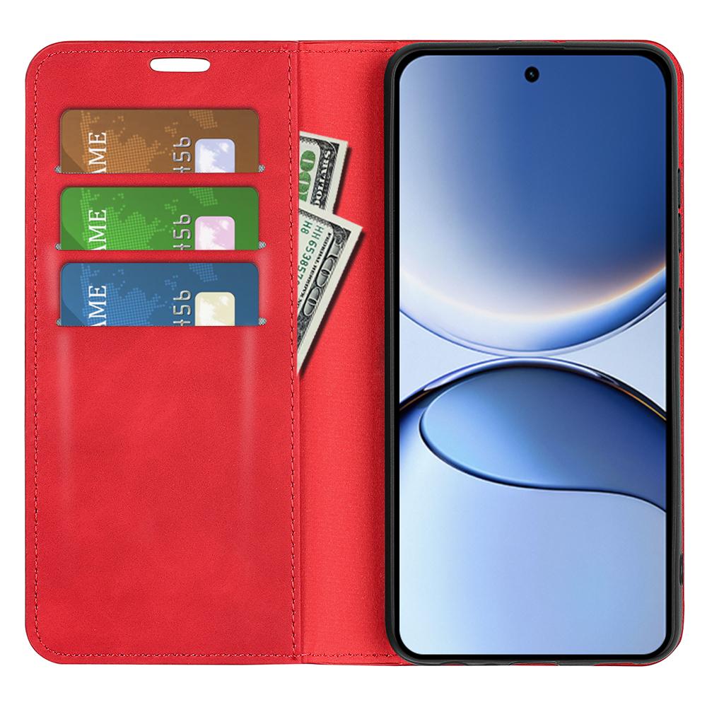 For Xiaomi Poco F7 5G/Redmi Turbo 4 Pro 5G Case Skin Touch Leather Wallet Phone Cover