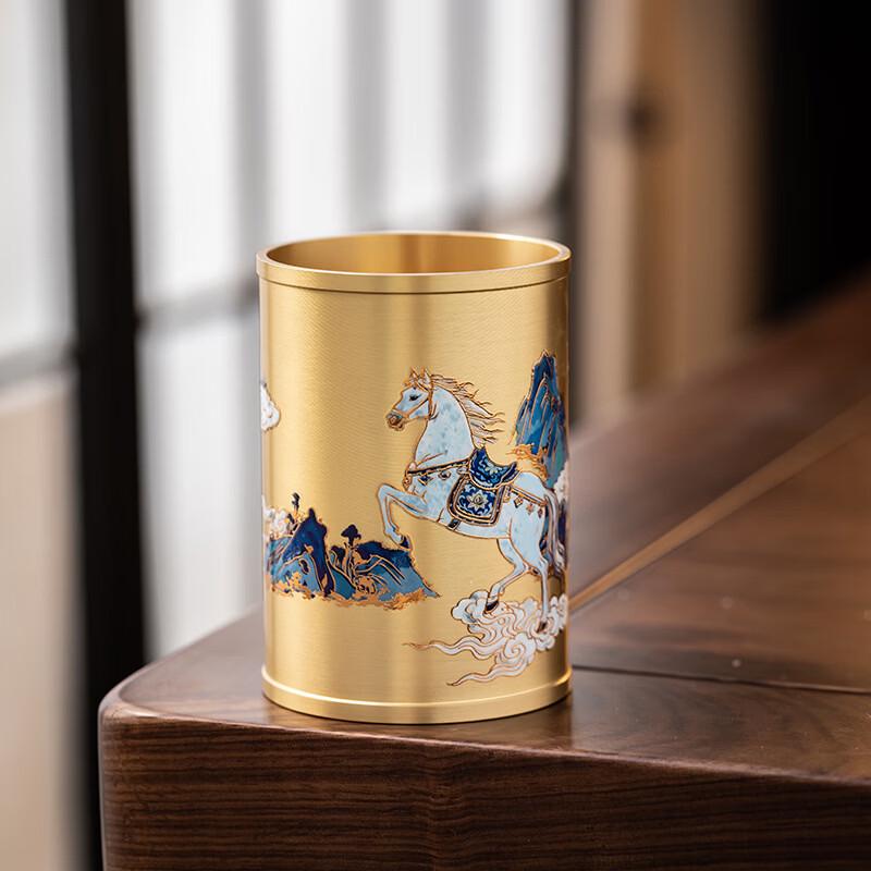 

Hanyou Brass Tea Ceremony Six Gentlemen Set