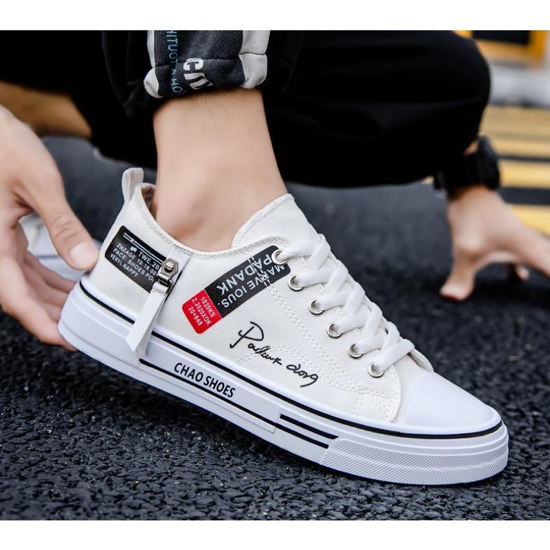 Scarpe di tela basse di tendenza Scarpe casual da strada alla moda da uomo Scarpe da ginnastica hip-hop per adolescenti