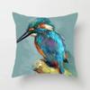 Lovely Bird Cushion Cover Flower Pattern Pillow Covers Decorative for Sofa Car Bed Living Room Decor Polyester Linen Accessories