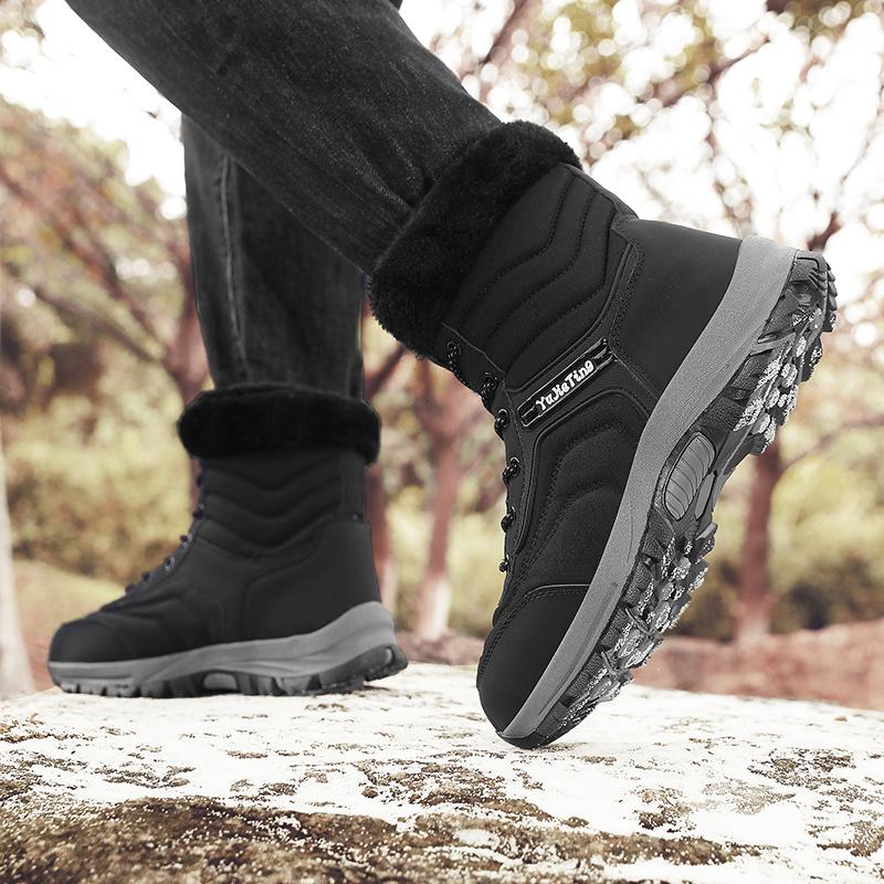Unisex Pánské Zimní Boty Velké Velikosti Zimní Plus Sametové Zahřívací Teplé Sněhule Dámské Sněhule
