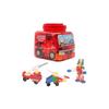 Gakken New Block Feuerwehrwagen Flasche (Ab 2 Jahren) 83754, 9 Typen, 32 Teile