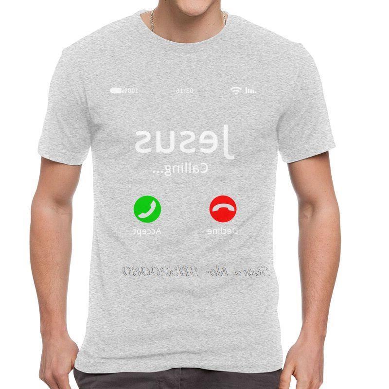 Ο Ιησούς Καλεί Χριστιανικά T-Shirts Ανδρικά Κοντομάνικα Βαμβακερά T-Shirts Ανδρικά