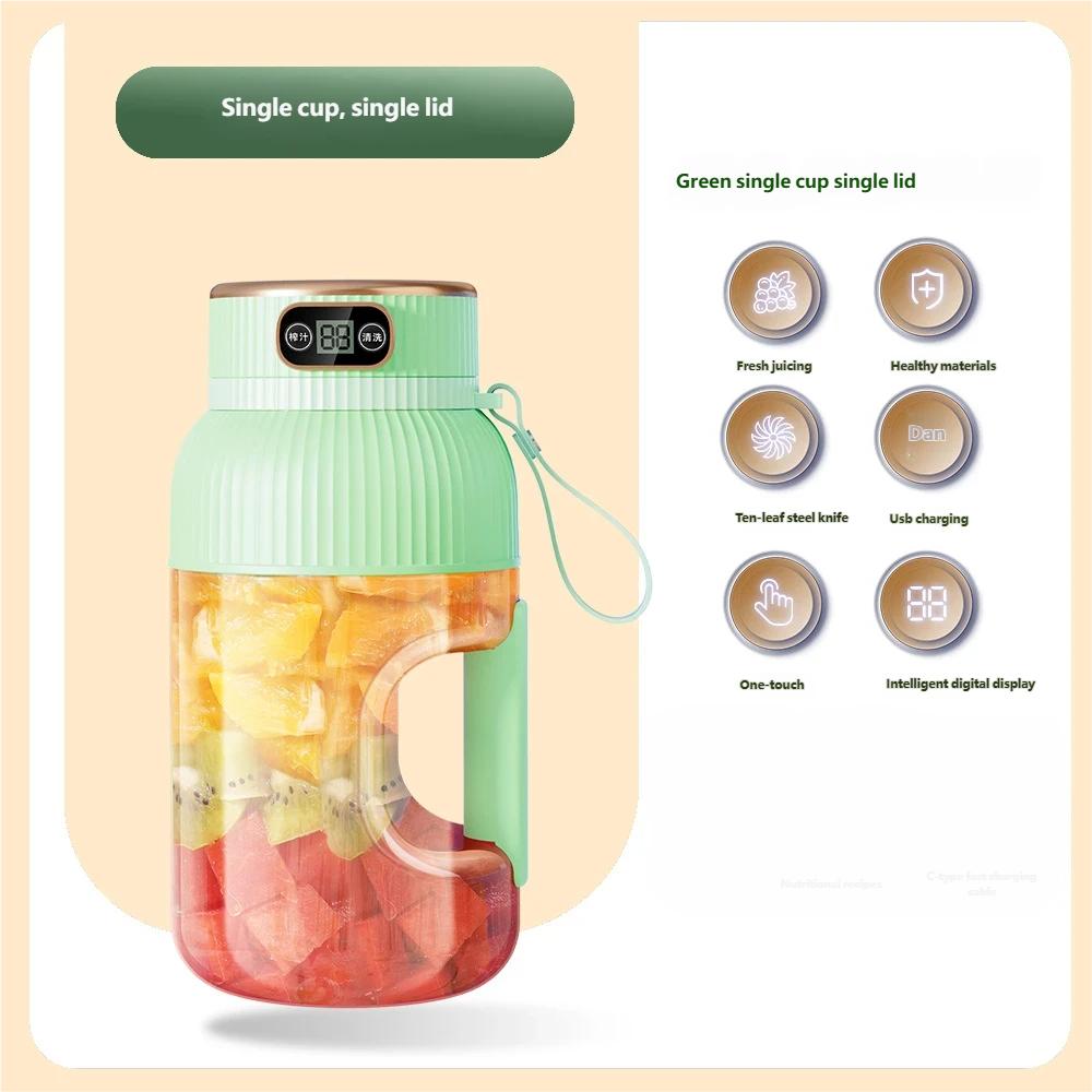 Fruit Juicer Cup Portable Electric Fruit Mixer Stirrng Cup Large Capacity Smoothie Quick Making Bottle Suitable Juice Production