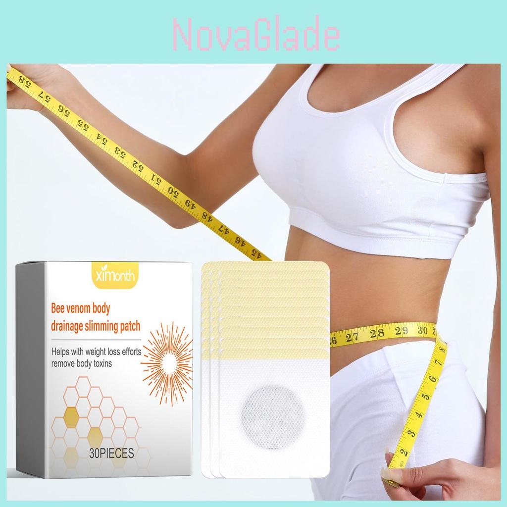 Ximonth Bee Venom Lymphatic Body Shaping Patch For Firming And Contouring 30 Pieces