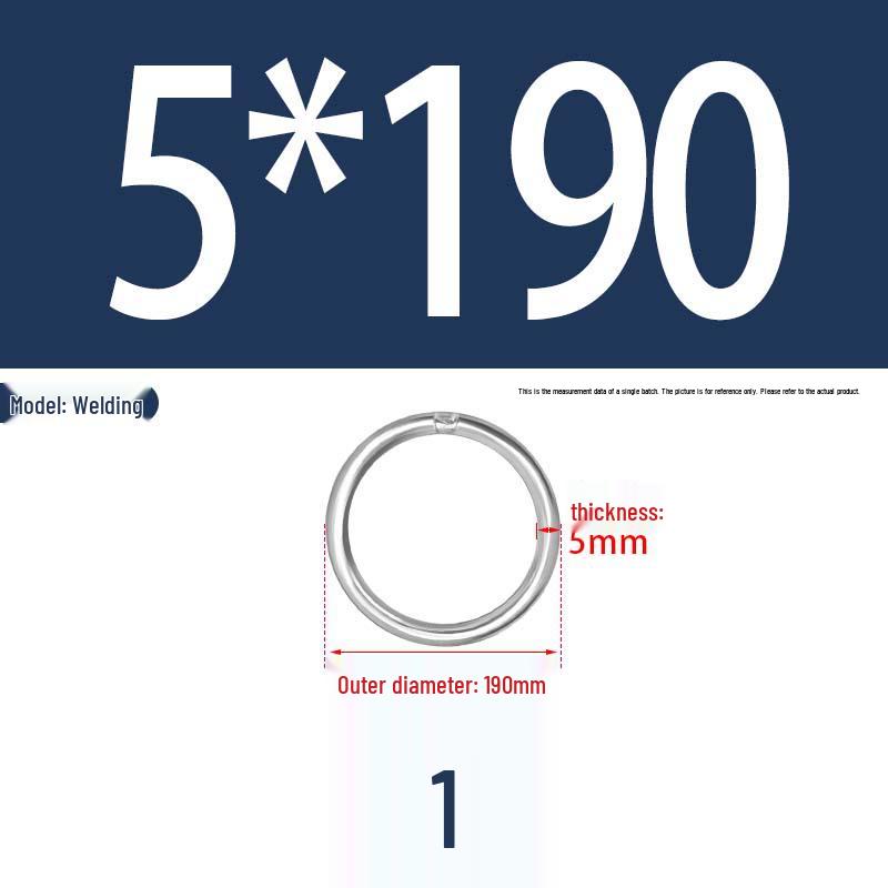304 Stainless Steel Seamless O-Ring for Lifting and Hammock Yoga Connection