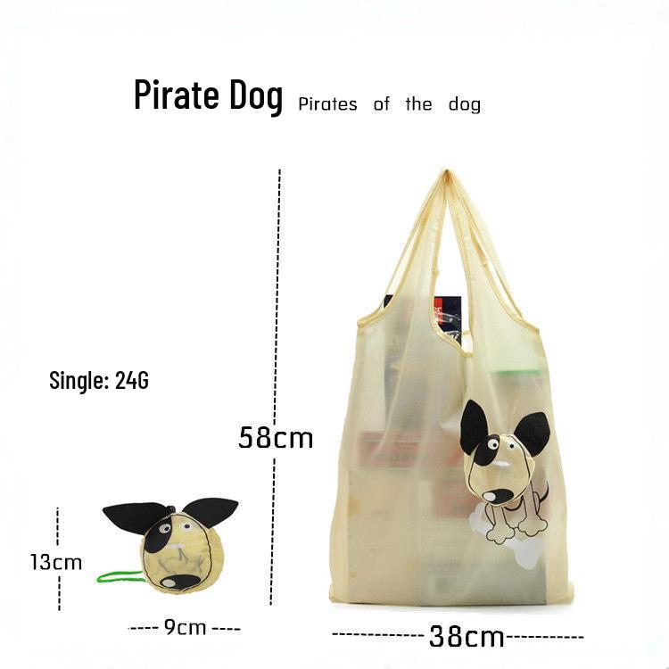 

Чарівна мультяшна сумка-тоут для покупок, що складається - Велика поліестерова сумка