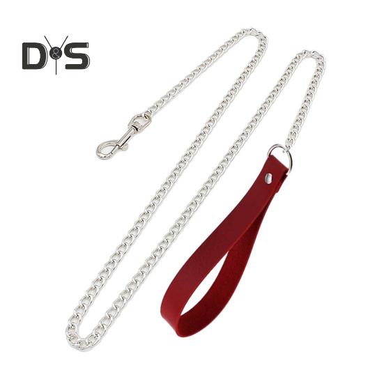2Pcs/Set Rivet Necklace with Leash Adjustable Length Rivet Decor Collar Rope Set Couple Sexy Necklace Adult Erotic Products