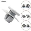 Set of 100 Wheel Arch Flare Moulding Trim Fastener Clips for Honda For Civic For CRV Secure Fit Plastic Clips for Auto Trim